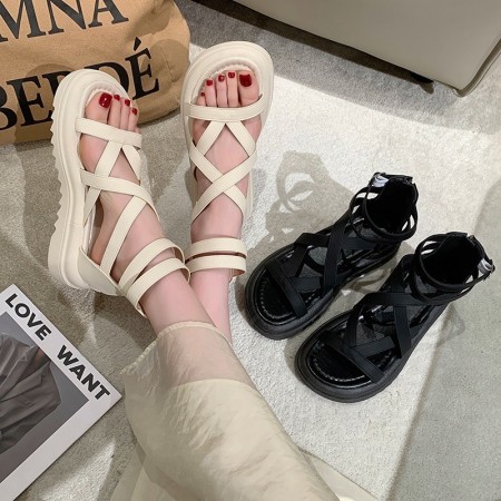 厚底羅馬涼鞋35-40(L