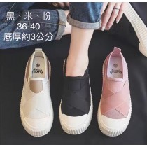 交叉繃帶造型懶人鞋36-40