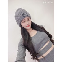 秋冬粗針小標帽 