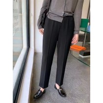 9分加絨西裝直筒褲