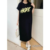 HOPE刺繡太空棉長洋