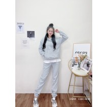 休閒連帽假三件式套裝/兩件式套裝/內磨毛