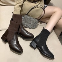 前車線牛津飛織踝靴