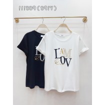 EGG LOVAM釘珠棉T