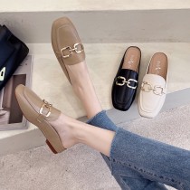 英倫風金鍊穆勒鞋35-40(L