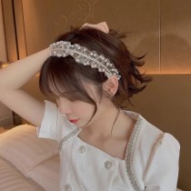 網紗珍珠髮箍(Y
