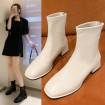 經典方頭短靴34-43(L