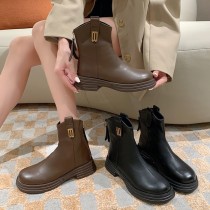 韓款氣質短筒靴35-40(L