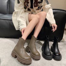 韓系厚底短筒靴35-40(L