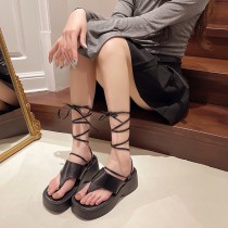 綁帶厚底涼鞋35-40(L