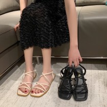 韓版方頭涼鞋35-40(L