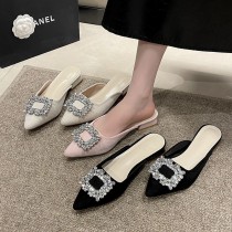 尖頭水鑽穆勒鞋35-42(L