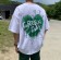 韓國GREEN DAY年輕歲月噴漆愛心造型寬鬆落肩情侶T